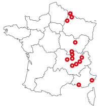 Carte agences Particuliers / TNS / TPE